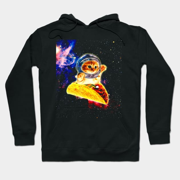 Crazy Space Taco Cat Hoodie by CovidStore